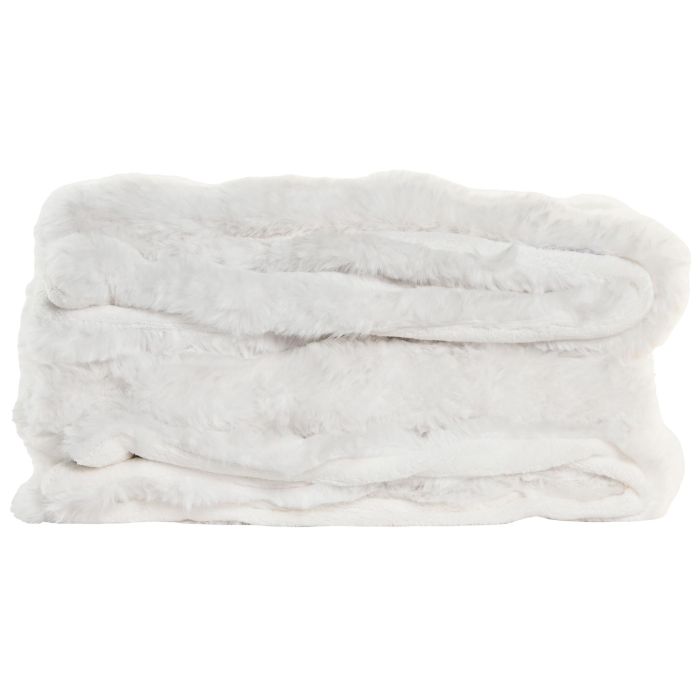 Manta Urban DKD Home Decor Crudo 170 x 130 cm (2 Unidades) 2 Manta Urban DKD Home Decor Crudo 170 x 130 cm (2 Unidades) 2