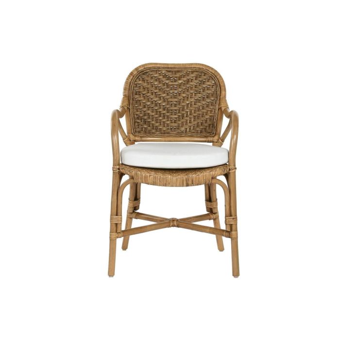 Silla Shabby DKD Home Decor Natural Blanco 62 x 86 x 55 cm Silla Shabby DKD Home Decor Natural Blanco 62 x 86 x 55 cm