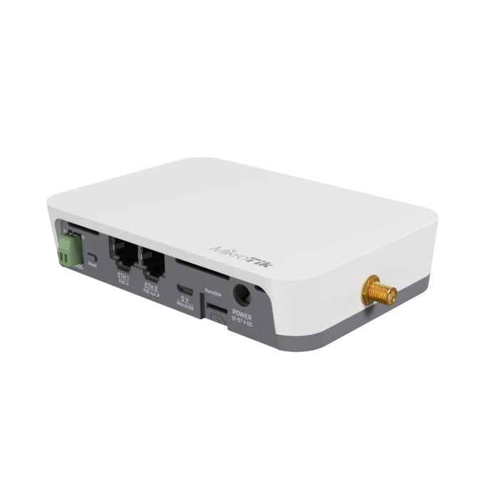 Mikrotik KNOT LR9 Kit Pasarela y Controlador, Ethernet 10/100 Mbps, Wi-Fi 4 (802.11n) 300 Mbps, NanoSIM, RS-485 Mikrotik KNOT LR9 Kit Pasarela y Controlador, Ethernet 10/100 Mbps, Wi-Fi 4 (802.11n) 300 Mbps, NanoSIM, RS-485