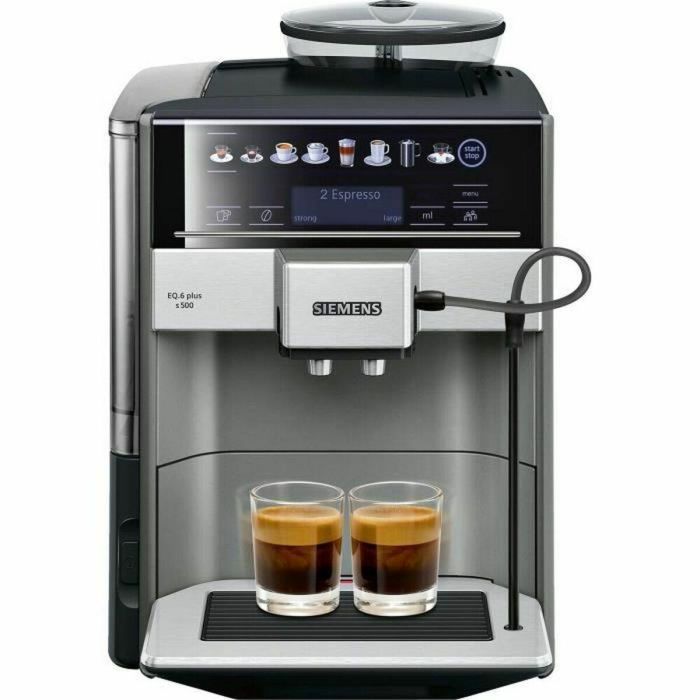 SIEMENS TE655203RW Cafetera espresso totalmente automática EQ6 plus S500 - Antracita SIEMENS TE655203RW Cafetera espresso totalmente automática EQ6 plus S500 - Antracita