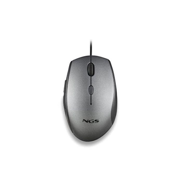 Ratón NGS MOTHGRAY Gris 1600 dpi (1 unidad) 1 Ratón NGS MOTHGRAY Gris 1600 dpi (1 unidad) 1