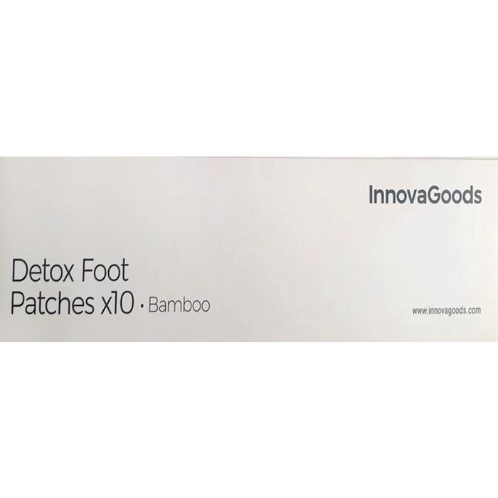 Parches Desintoxicantes para Pies Bamboo InnovaGoods 10 Unidades 10 Parches Desintoxicantes para Pies Bamboo InnovaGoods 10 Unidades 10