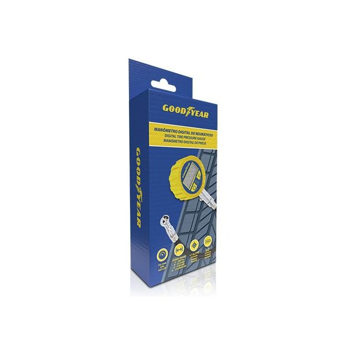 Manometro Con Tubo Digital Presion Neumaticos Goodyear GOD0002 1 Manometro Con Tubo Digital Presion Neumaticos Goodyear GOD0002 1