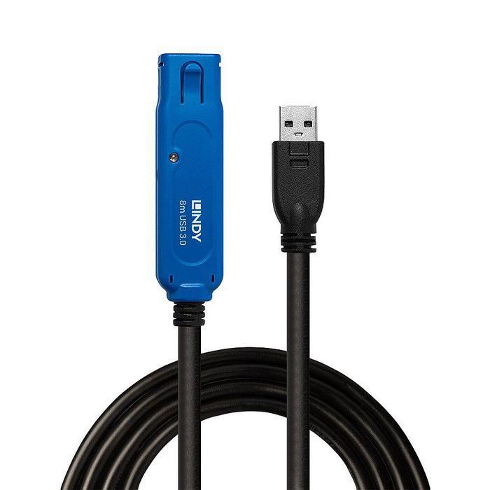 Cable USB LINDY 43158 8 m Azul Negro 6 Cable USB LINDY 43158 8 m Azul Negro 6