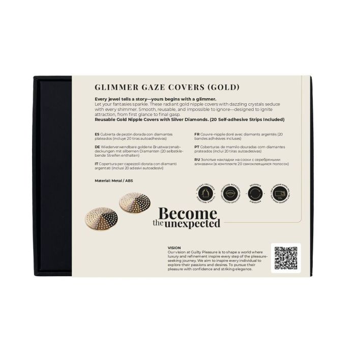 Pezoneras Guilty Pleasure Negro Talla única 3 Pezoneras Guilty Pleasure Negro Talla única 3