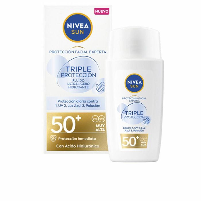 Nivea Sun Triple Proteccion Fluido Ultraligero Facial Spf50+