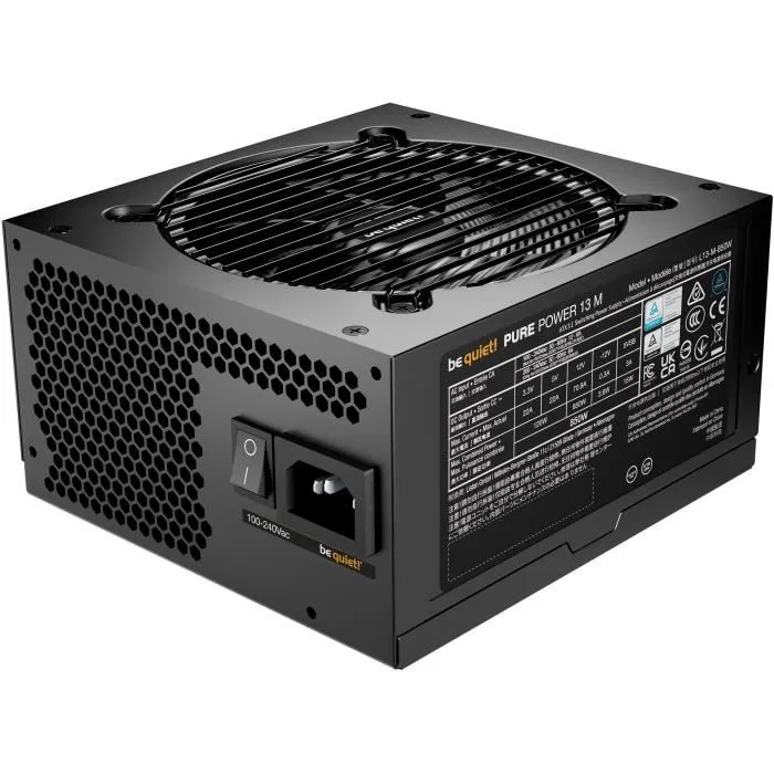 be quiet! Pure Power 13 M 850W 80 PLUS Gold ATX Fuente de Alimentación Negro