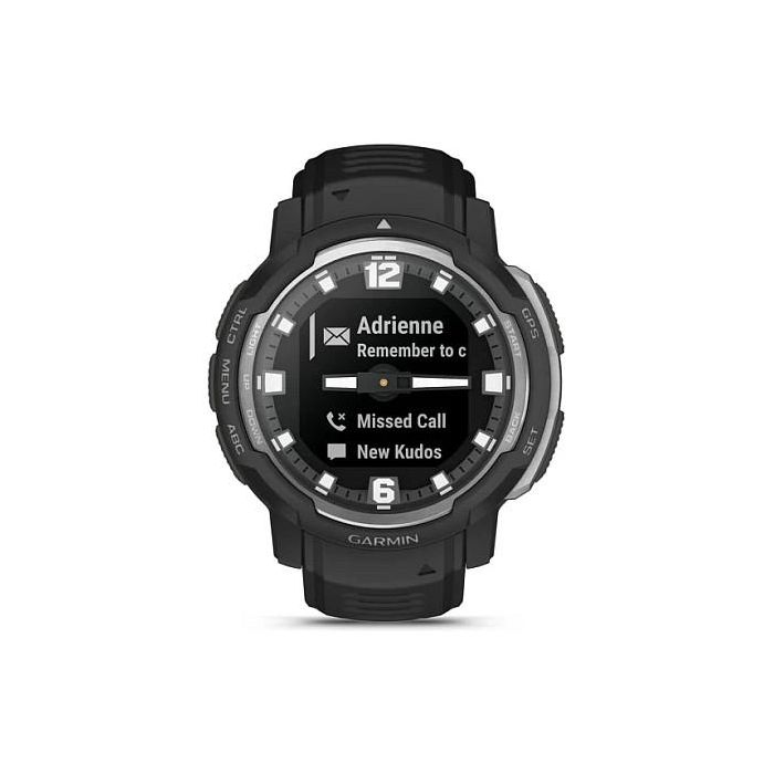 Garmin Instinct Crossover Reloj Inteligente 45mm Negro con GPS (satélite) y Monitor de Frecuencia Cardíaca 4
