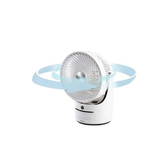 Ventilador de mesa - DOMO - DO8148 - 45 W - Blanco - 3 velocidades - Oscilación 360° 2 Ventilador de mesa - DOMO - DO8148 - 45 W - Blanco - 3 velocidades - Oscilación 360° 2