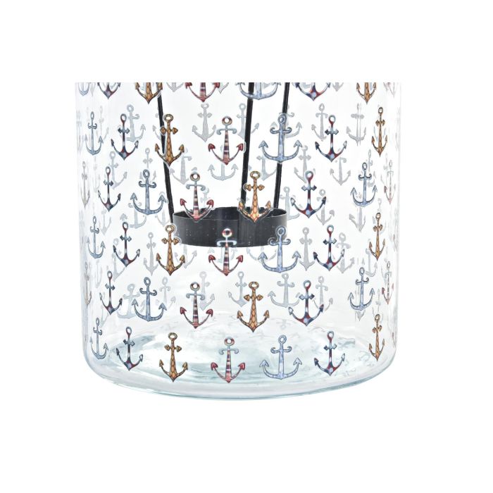 DKD Home Decor Portavela Decorativo Mediterráneo de Cristal y Acero Colección Costa Peces Multicolor Surtido (6 Unidades) 16x23.5x16 cm 2 DKD Home Decor Portavela Decorativo Mediterráneo de Cristal y Acero Colección Costa Peces Multicolor Surtido (6 Unidades) 16x23.5x16 cm 2