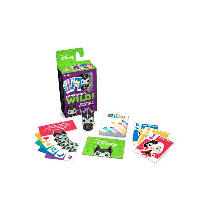 Funko Juego De Mesa Something Wild! - Juego de Cartas con Figuras Pop de Disney Villanos, para 2-4 Jugadores 0 Funko Juego De Mesa Something Wild! - Juego de Cartas con Figuras Pop de Disney Villanos, para 2-4 Jugadores 0