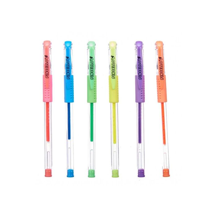 Set 6 Boligrafos Gel Fluor Pincello 10X21CM (24 Unidades) 1 Set 6 Boligrafos Gel Fluor Pincello 10X21CM (24 Unidades) 1