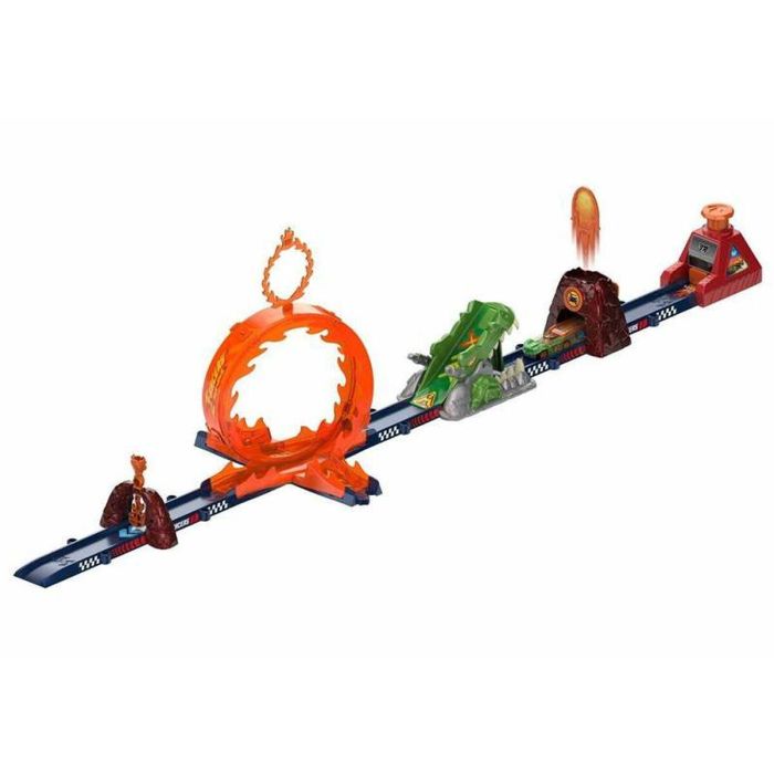 Pista Volcanosaurus de T-Racers Mix 'N Race 1,4 metros, incluye 1 coche exclusivo ¿conseguiras escaparte? 1 Pista Volcanosaurus de T-Racers Mix 'N Race 1,4 metros, incluye 1 coche exclusivo ¿conseguiras escaparte? 1