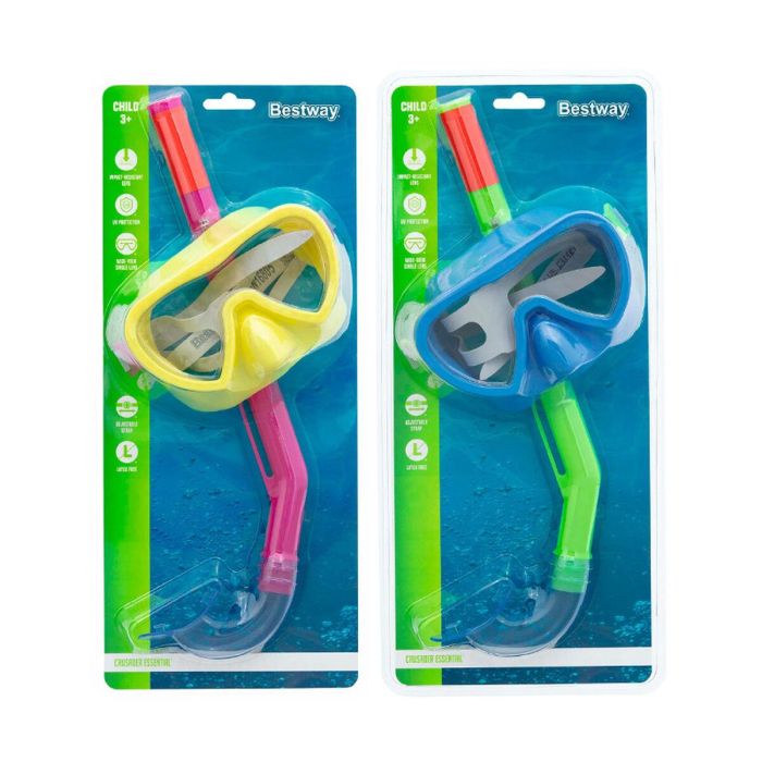Bestway Conjunto Mascara y Tubo Junior Valvula de Purga Color Surtido +7 Años Playa y Piscina 24032 3 Bestway Conjunto Mascara y Tubo Junior Valvula de Purga Color Surtido +7 Años Playa y Piscina 24032 3