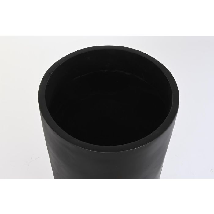 DKD Home Decor Jarrón Moderno Negro Resina 35 x 90 x 35 cm 2