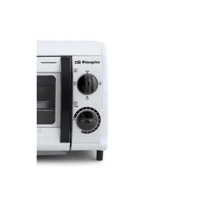 MINI HORNO / TOSTADOR MULTIFUNCION ORBEGOZO HO 800 A BLANCO - 800W - 8L - 2 BARRAS CALEFACTORAS DE CUARZO - TEMPORIZADOR 15 MINUTOS 4 MINI HORNO / TOSTADOR MULTIFUNCION ORBEGOZO HO 800 A BLANCO - 800W - 8L - 2 BARRAS CALEFACTORAS DE CUARZO - TEMPORIZADOR 15 MINUTOS 4