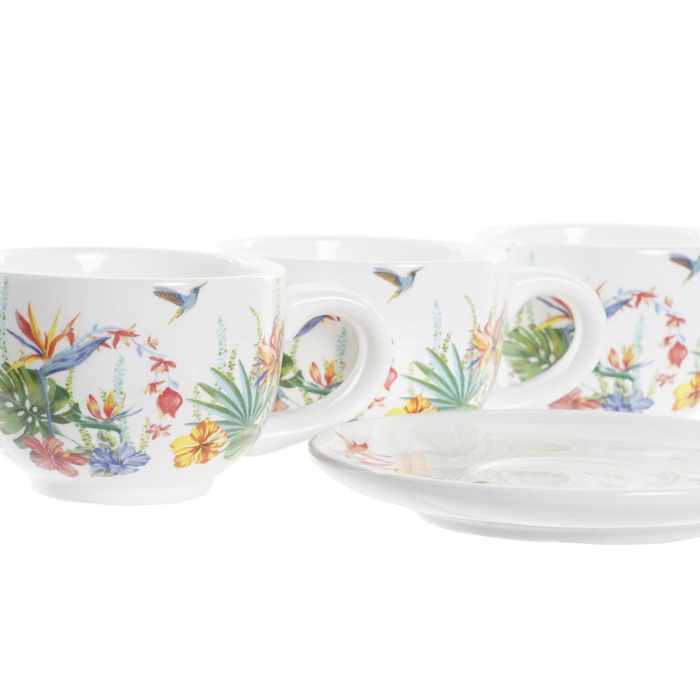 Cafe Tropical DKD Home Decor Multicolor 18 x 20 x 20 cm Set de 6 2 Cafe Tropical DKD Home Decor Multicolor 18 x 20 x 20 cm Set de 6 2