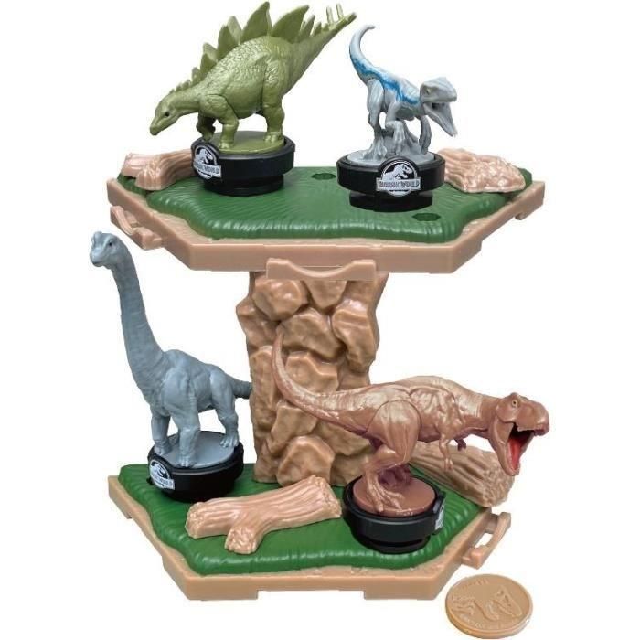 Juego de equilibrio - JUEGOS DE ÉPOCA - Jurassic World Island Quake - Dinosaurios en la plataforma, ¡el último en llegar gana! 1