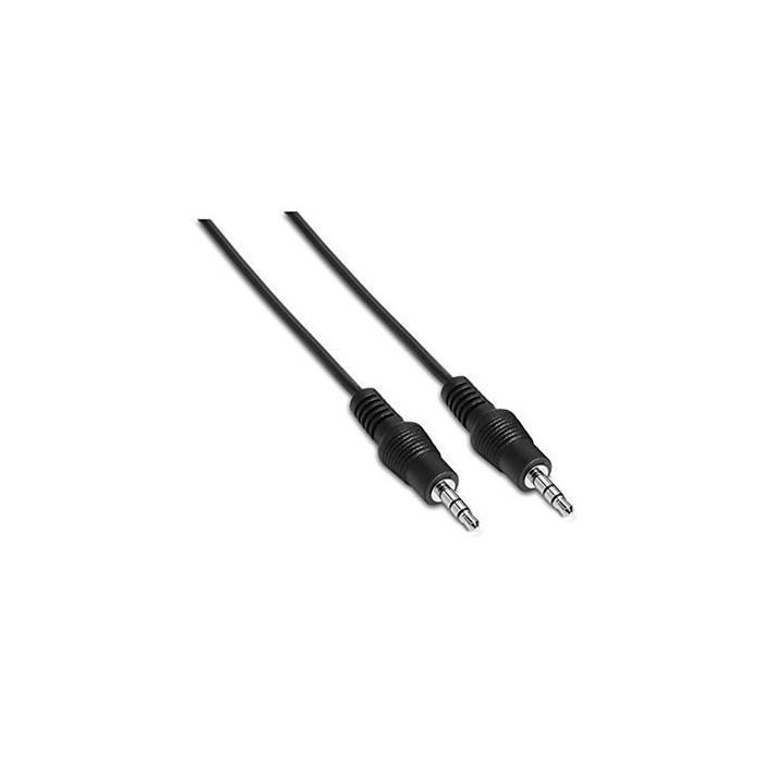 Nanocable Cable Audio Estereo Jack 3.5 mm Macho-Macho 1.5 Metros Negro Nanocable Cable Audio Estereo Jack 3.5 mm Macho-Macho 1.5 Metros Negro
