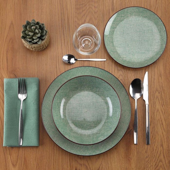 Vajilla Versa Verde Porcelana 18 Piezas 2 Vajilla Versa Verde Porcelana 18 Piezas 2