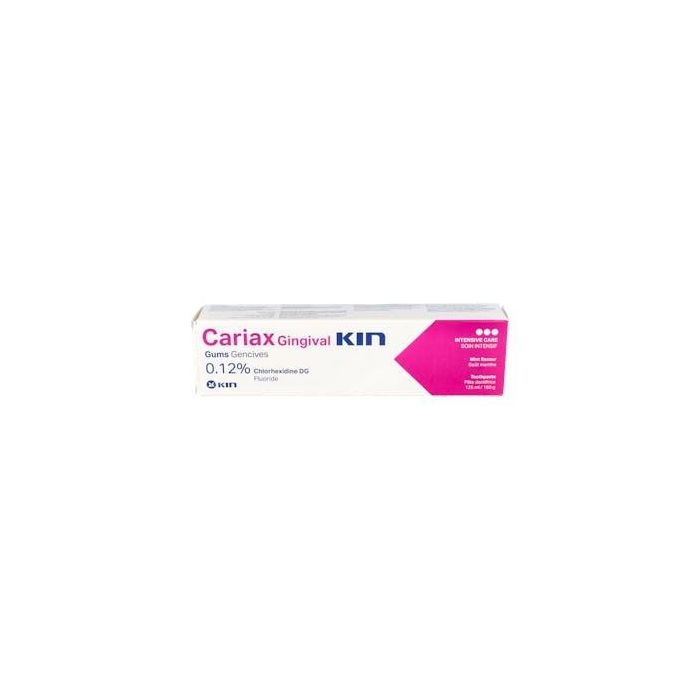 KIN Cariax Gingival Pasta Dental con Clorhexidina 0,12% 125 ml