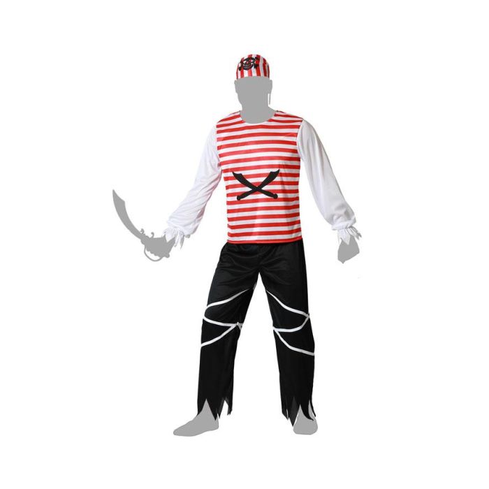 Disfraz Pirata Bucanero Hombre Adulto XS-S 4 Disfraz Pirata Bucanero Hombre Adulto XS-S 4