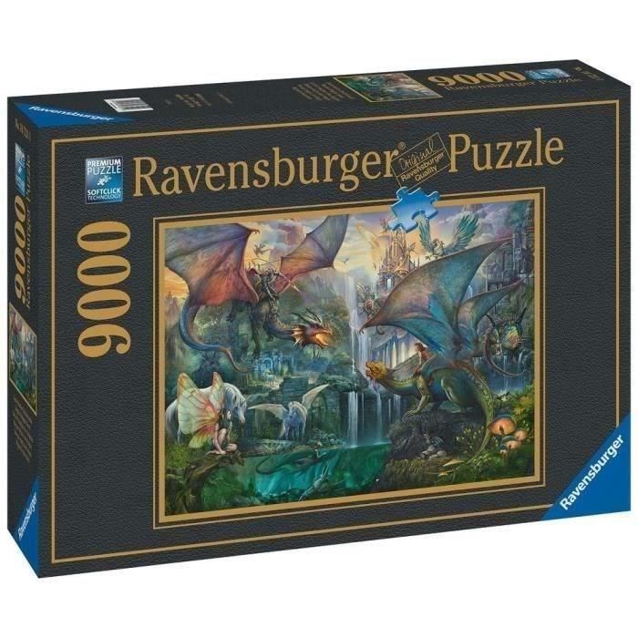 Ravensburger - Rompecabezas de 9000 piezas - El bosque mágico de los dragones 2 Ravensburger - Rompecabezas de 9000 piezas - El bosque mágico de los dragones 2