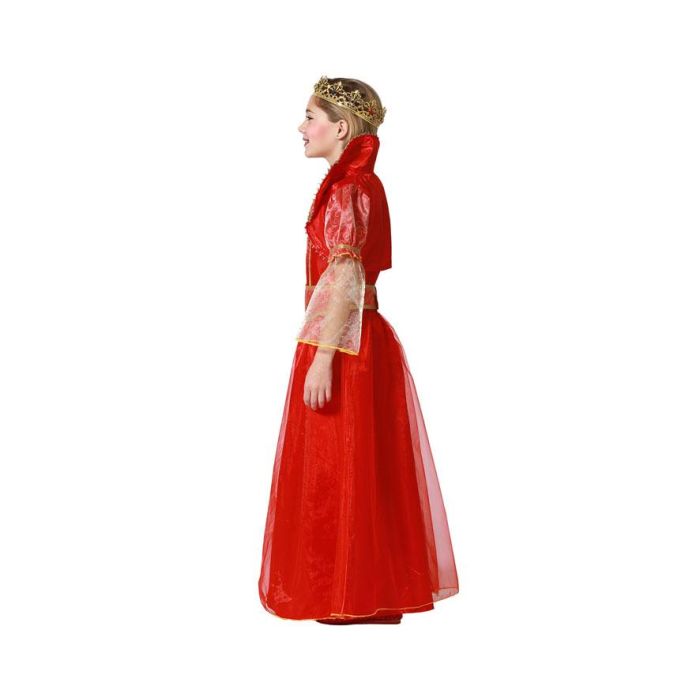 Disfraz Reina Rojo Infantil Niña 3-4 Años Fantasía Princesa Vestido Cinturón Chaqueta 1 Disfraz Reina Rojo Infantil Niña 3-4 Años Fantasía Princesa Vestido Cinturón Chaqueta 1