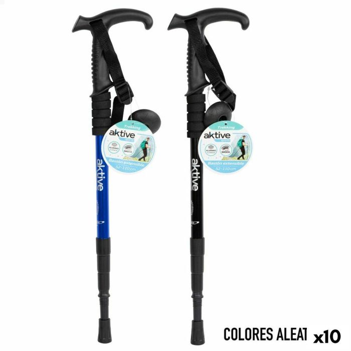 Bastón Trekking Aktive (10 Unidades) 110 cm 5 Bastón Trekking Aktive (10 Unidades) 110 cm 5