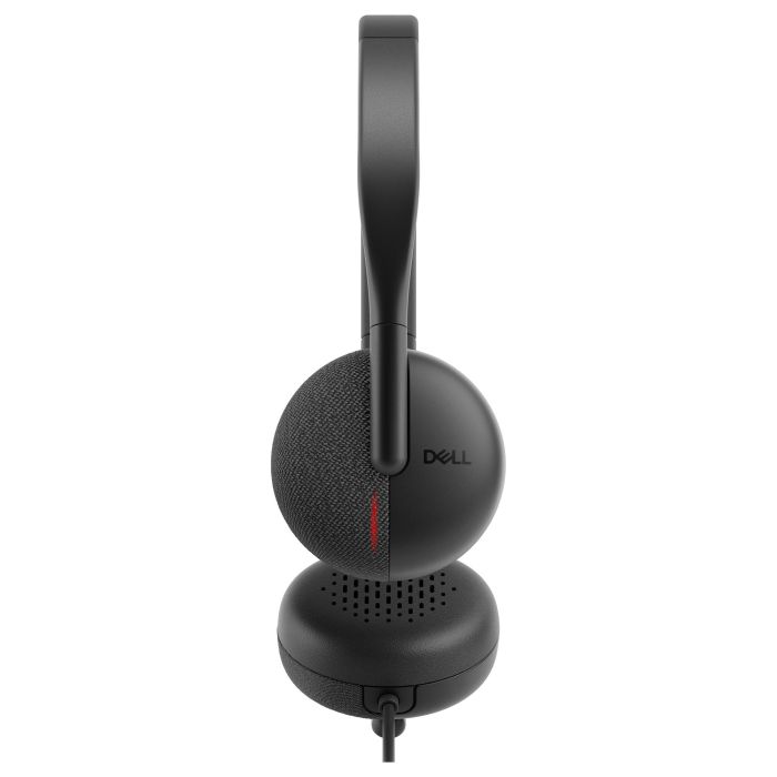 Dell Auriculares para llamadas USB-C WH3024 con micrófono con cancelación de ruido por IA, certificados para Microsoft Teams y Zoom, negro