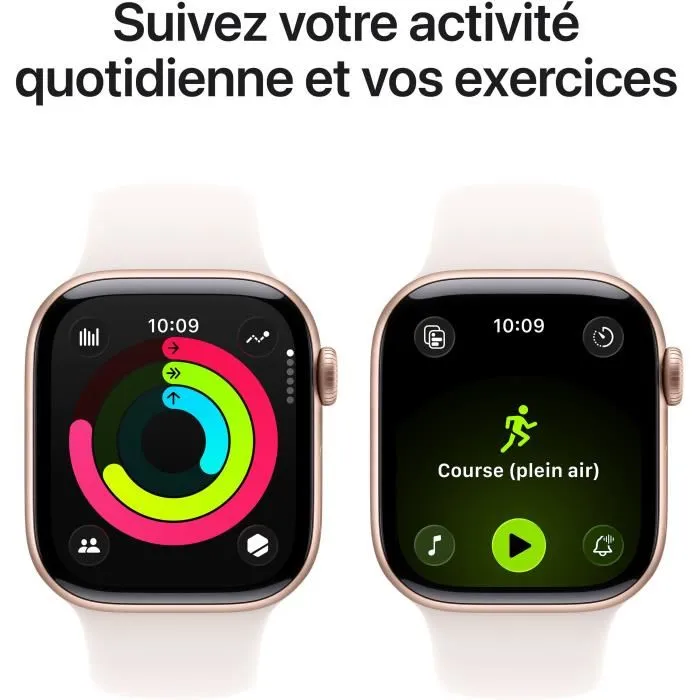 Apple Watch S11 Aluminium 42mm Oro Rosa con Correa Deportiva Rosa (M/L) 3