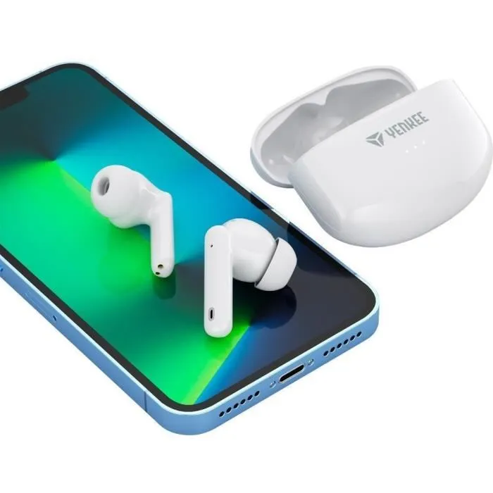 Yenkee Auriculares Inalámbricos Recargables TWS YHP 08BT ANC 5
