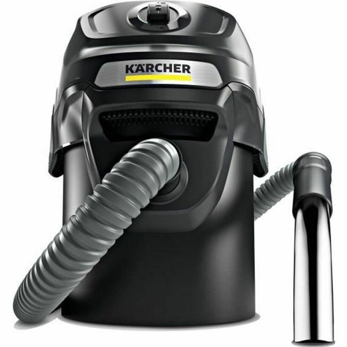 KÄRCHER AD 2 Aspiradora 2 en 1 para Cenizas Calientes y Polvo de Obra, 600W, Depósito Metálico 14L, Manija 3 en 1, Doble Filtro