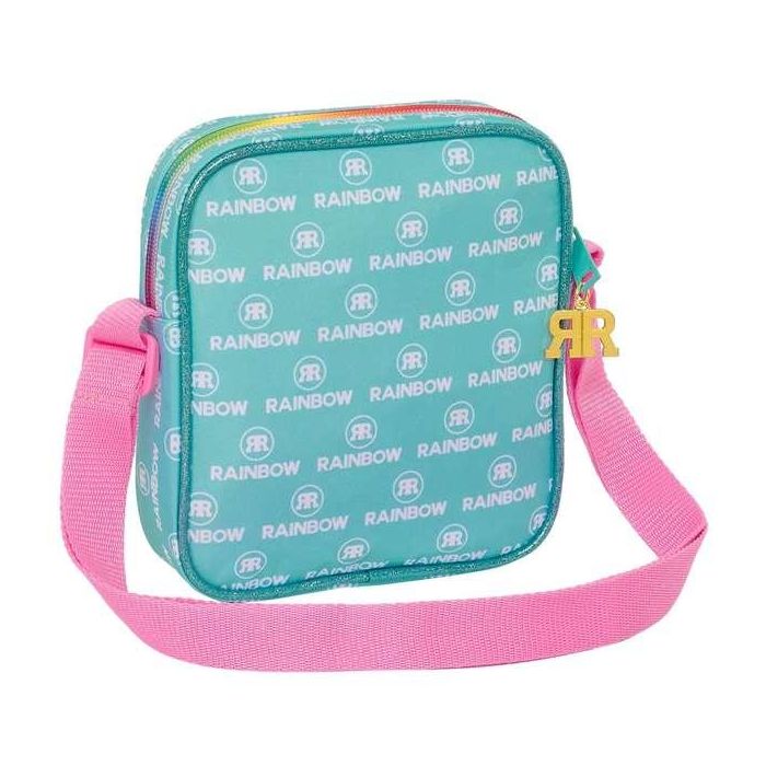 Bolso Bandolera Rainbow High Paradise Turquesa 16 x 18 x 4 cm 2