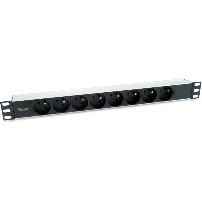 Equip Steckdosenleiste 19"(1HE)8fach CEE7/7 1.8m Kabl.(Fr)si