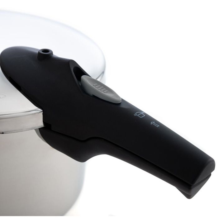 Pyrex Olla a presión Noble 6 L de Acero con fondo inducción, asas soft touch y apta lavavajillas, para todo tipo de cocinas 3 Pyrex Olla a presión Noble 6 L de Acero con fondo inducción, asas soft touch y apta lavavajillas, para todo tipo de cocinas 3