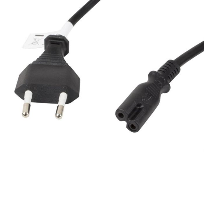 Lanberg Cable Alimentación VDE 3m CEE7/16 a C7 Acoplador Negro CA-C7CA-11CC-0030-BK 1 Lanberg Cable Alimentación VDE 3m CEE7/16 a C7 Acoplador Negro CA-C7CA-11CC-0030-BK 1