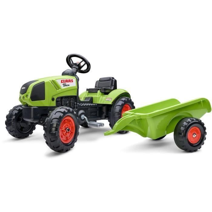 FALK Claas Arion 410 Pedal Tractor + Trailer