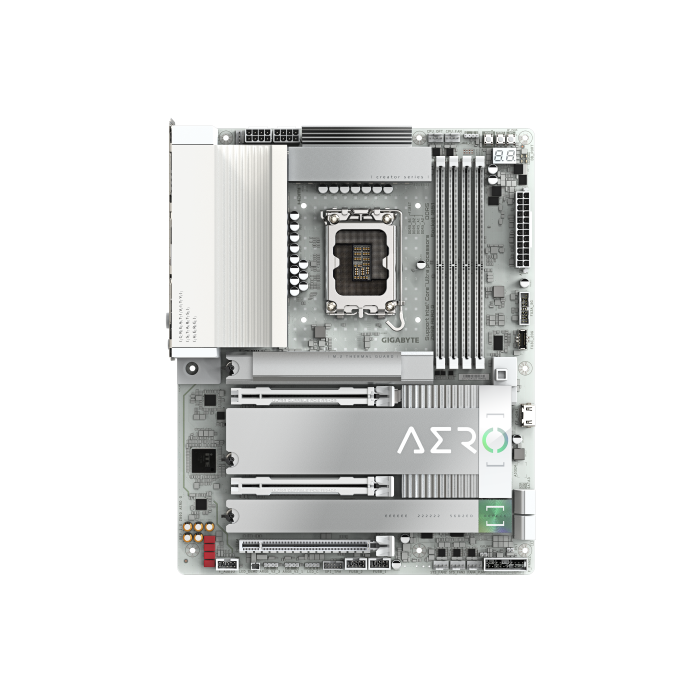 GIGABYTE Placa base Z890 AERO G - Compatible con CPUs Intel Core Ultra (Serie 2), VRM de 16+1+2 fases, hasta 8800MHz DDR5 (OC), 1xPCIe 5.0 + 4xPCIe 4.0, Wi-Fi 7, LAN 2.5GbE, Thunderbolt 4 1 GIGABYTE Placa base Z890 AERO G - Compatible con CPUs Intel Core Ultra (Serie 2), VRM de 16+1+2 fases, hasta 8800MHz DDR5 (OC), 1xPCIe 5.0 + 4xPCIe 4.0, Wi-Fi 7, LAN 2.5GbE, Thunderbolt 4 1