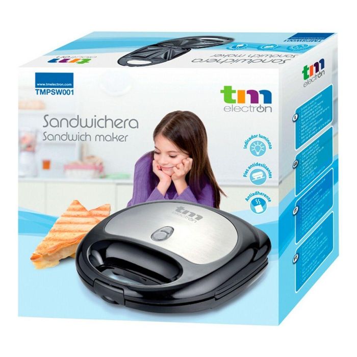 Sandwichera Antiadherente TM Electron (600W) 2 Sandwichera Antiadherente TM Electron (600W) 2