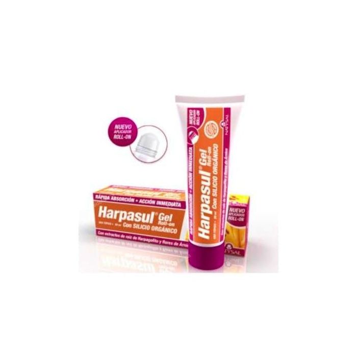 NATYSAL Harpasul Gel Roll-On 60ml para Inflamación y Dolor Articular - Alivio con Harpagofito, Árnica y Jengibre