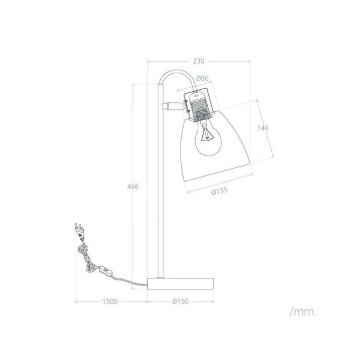 Lámpara de Mesa "Najafabad" [SKD-T1018] 7