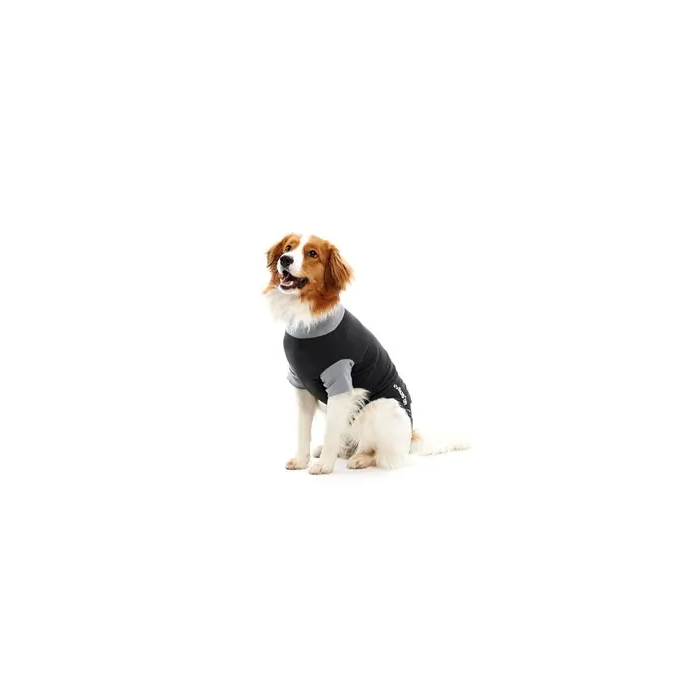 Buster Body Suit Classic Perro, Negro-Gris, 52 cm, T- L