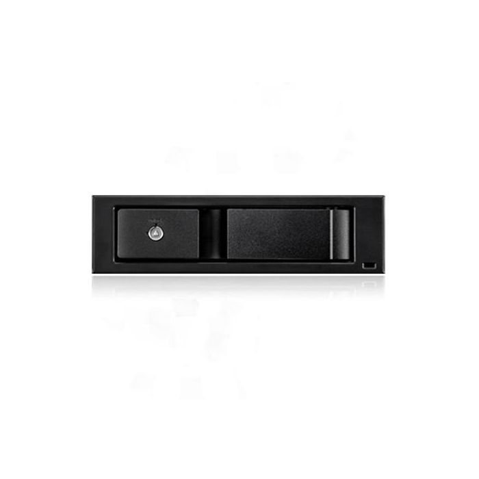 Wechselrahmen. 1xSATA/SAS 3.5" zu 1xSATA Host in 5.25" Einbauschacht. EasySwap trägerlos. Alu/ Plastik ICY BOX 1