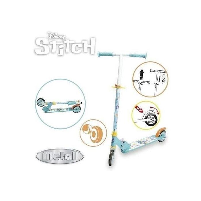 Smoby SMO750379 Patinete Plegable Stitch 2R 1