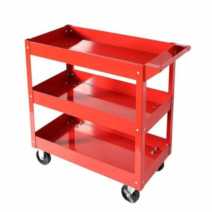 Carro de herramientas Domac Rojo 3 Estantes 0 Carro de herramientas Domac Rojo 3 Estantes 0