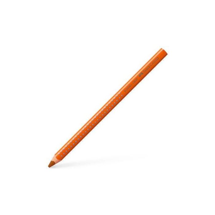 Faber Castell Lápices de Colores Jumbo Grip Ergonómicos Solubles Ocre Tostado (12 Unidades) - Alta Resistencia a la Rotura (12 Unidades)
