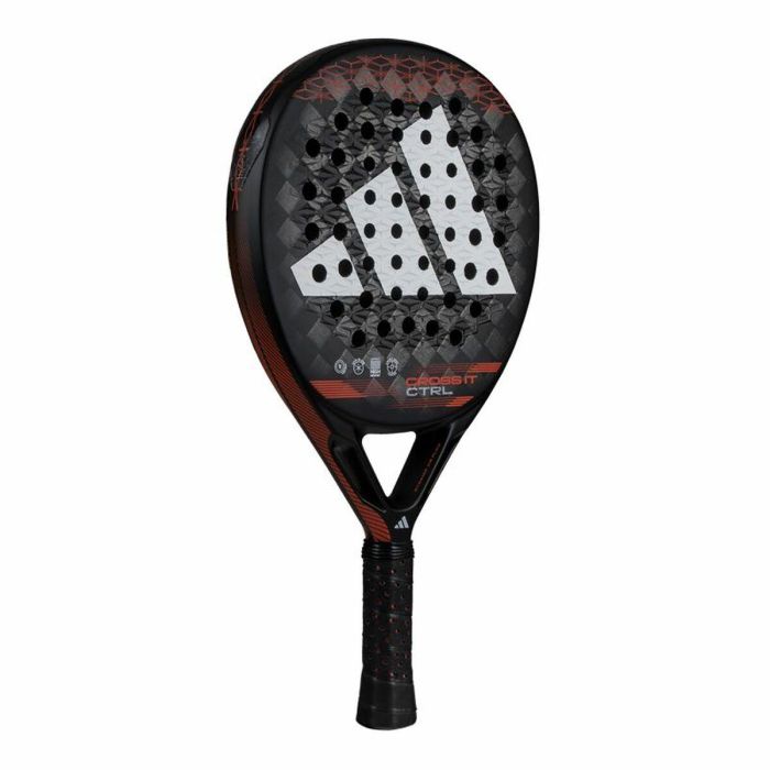 Pala de Pádel Adidas Cross It Control 2024/ Negra y Naranja 4