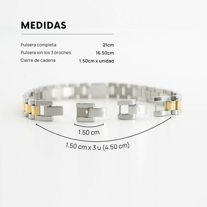 Pulsera Hombre Radiant RH000286 Plateado 2 Pulsera Hombre Radiant RH000286 Plateado 2