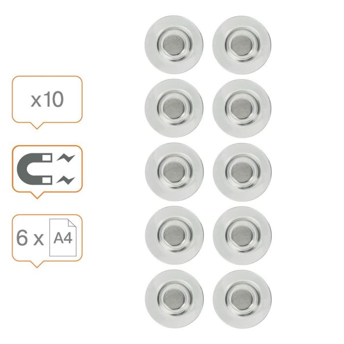 Pizarra magnética Nobo Plateado 6 Pizarra magnética Nobo Plateado 6